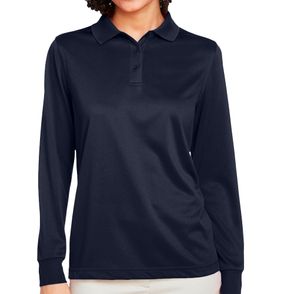 Harriton Ladies' Advantage Snag Protection Plus IL Long Sleeve Polo