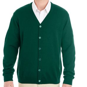 Harriton Men's Pilbloc V-Neck Button Cardigan Sweater