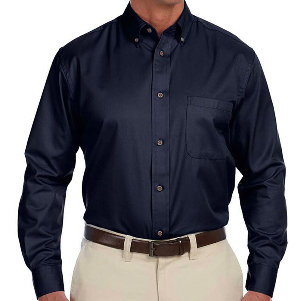 Harriton Men's Button Down Twill Shirt