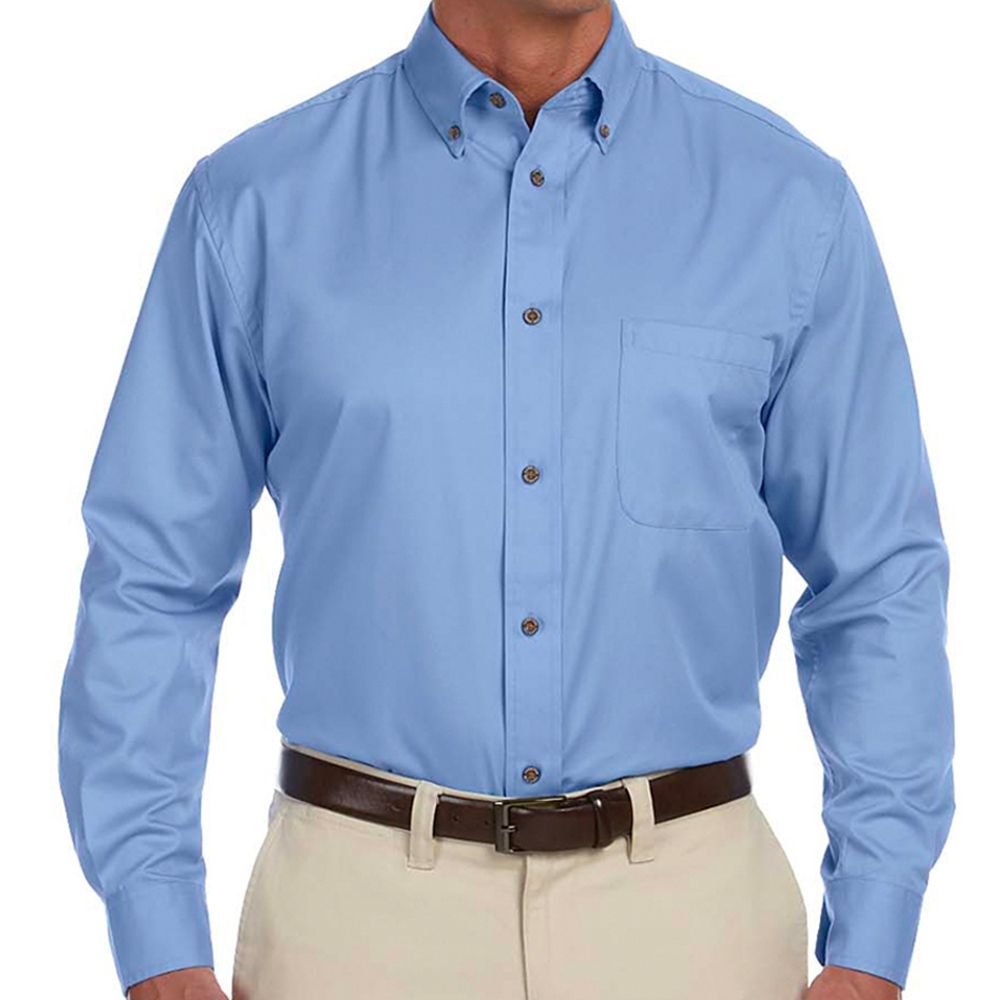 Harriton Men's Button Down Twill Shirt