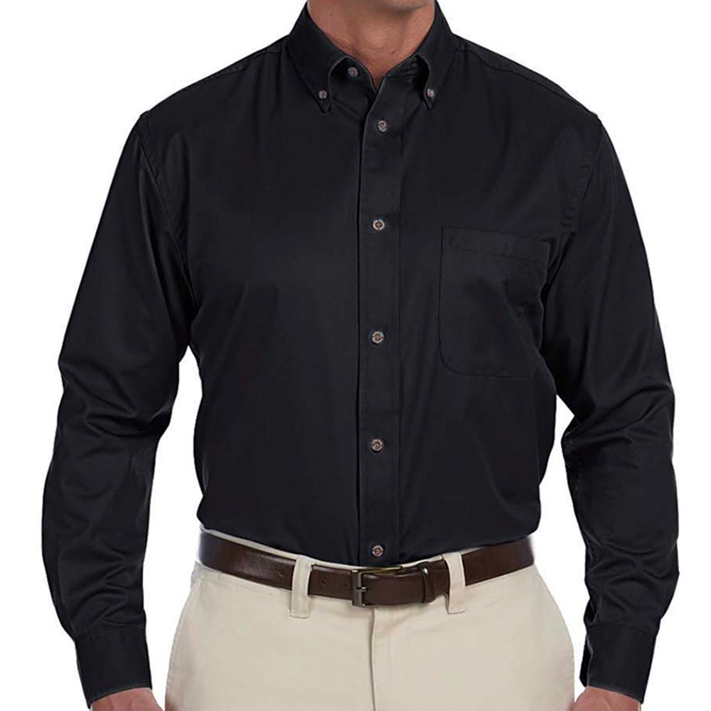 Harriton Men's Button Down Twill Shirt