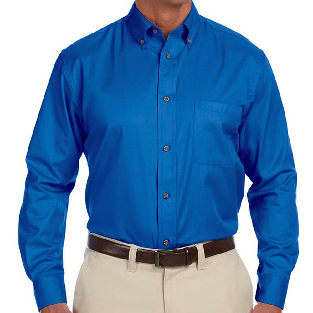 Harriton Men's Button Down Twill Shirt