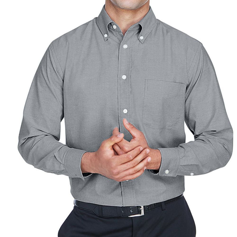 Harriton Oxford Shirt with Pocket