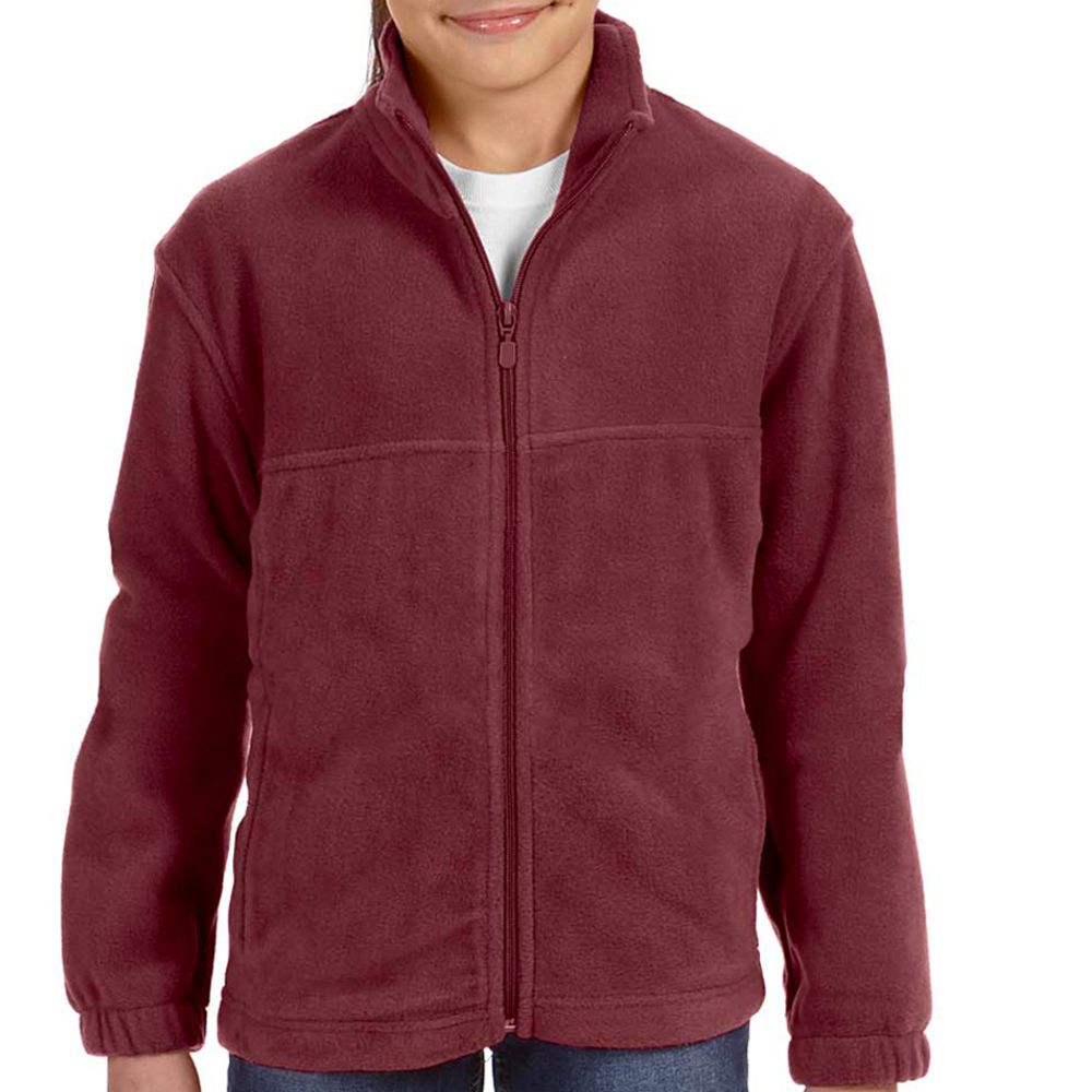 Harriton Kids Zip Up Fleece