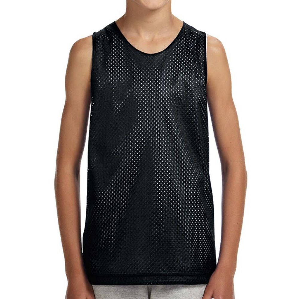 A4 Youth Reversible Mesh Tank