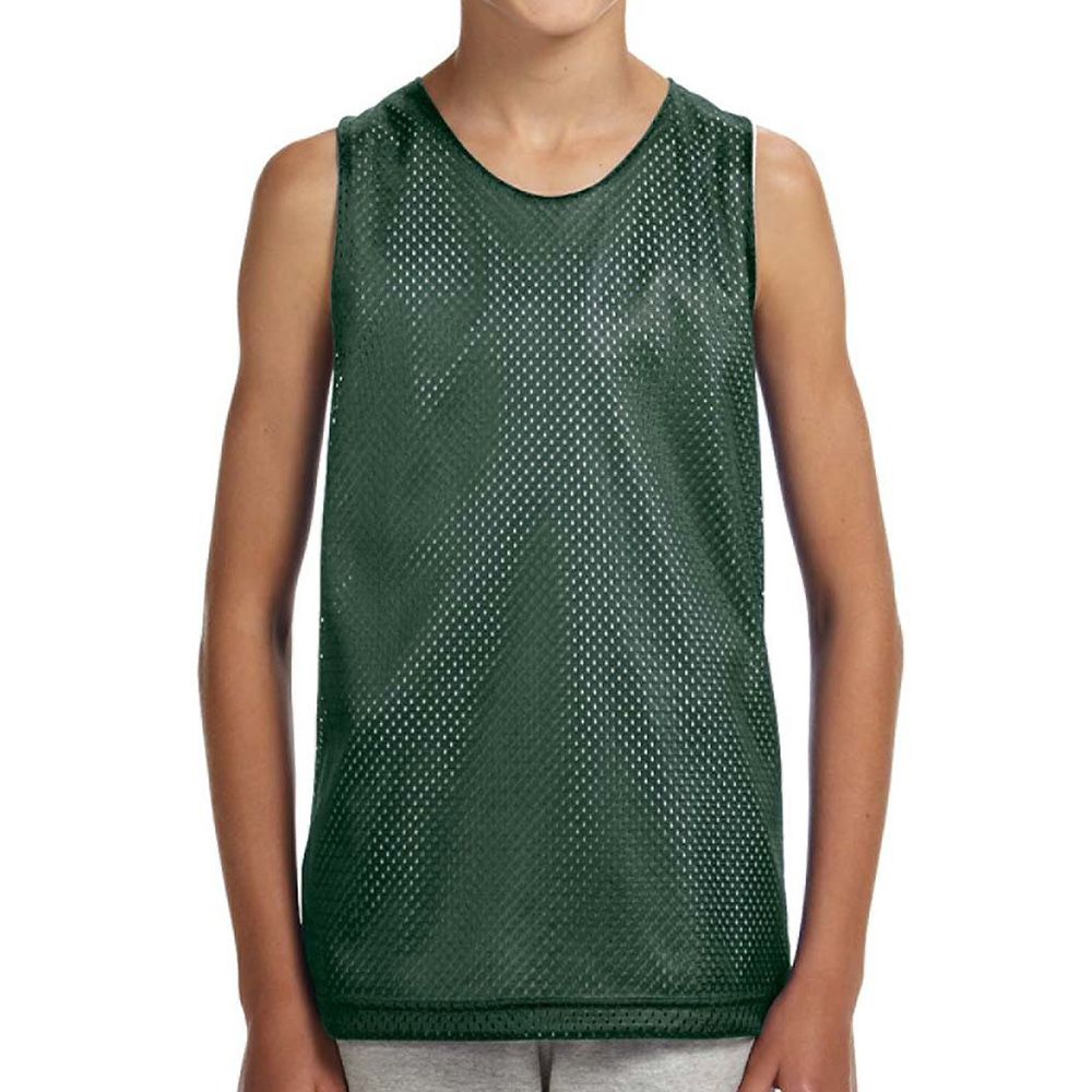 A4 Youth Reversible Mesh Tank