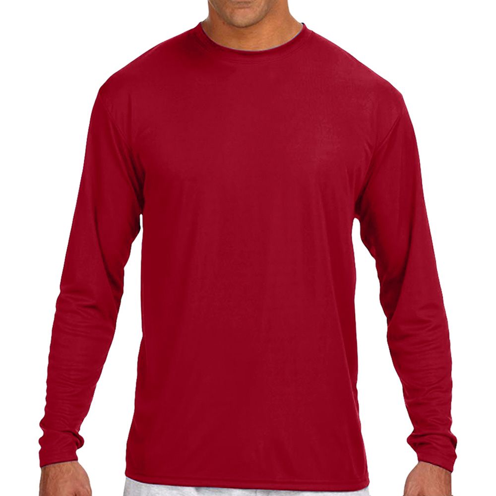 A4 Moisture Wicking Long Sleeve Shirt