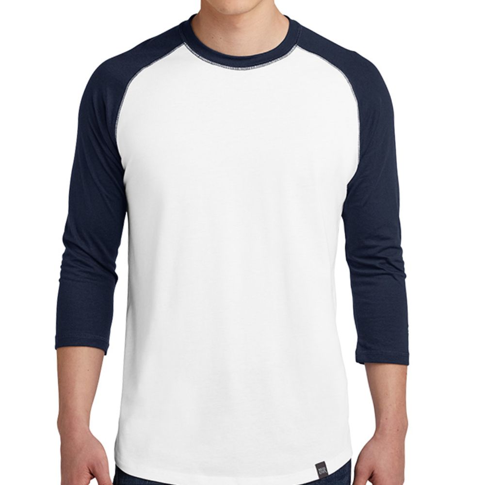 New Era Heritage Blend Baseball Raglan Tee