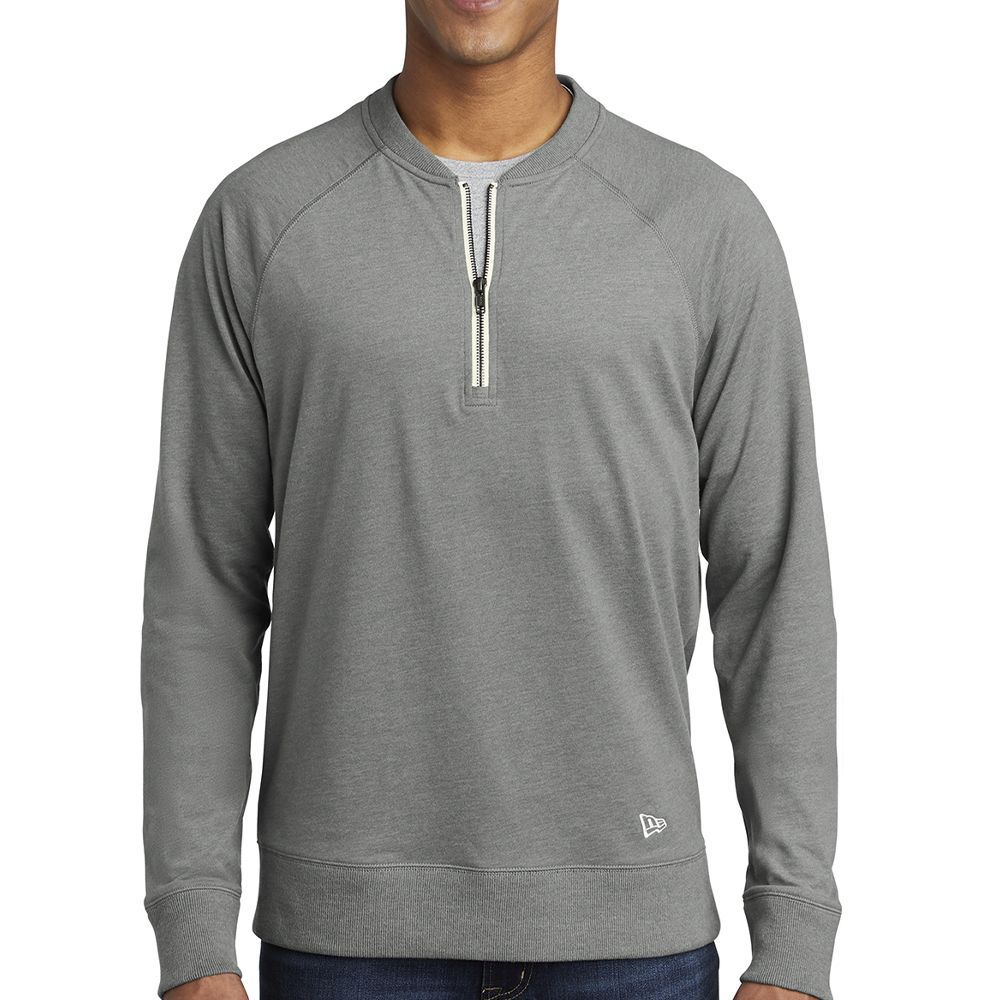 New Era Sueded Cotton Blend Quarter-Zip