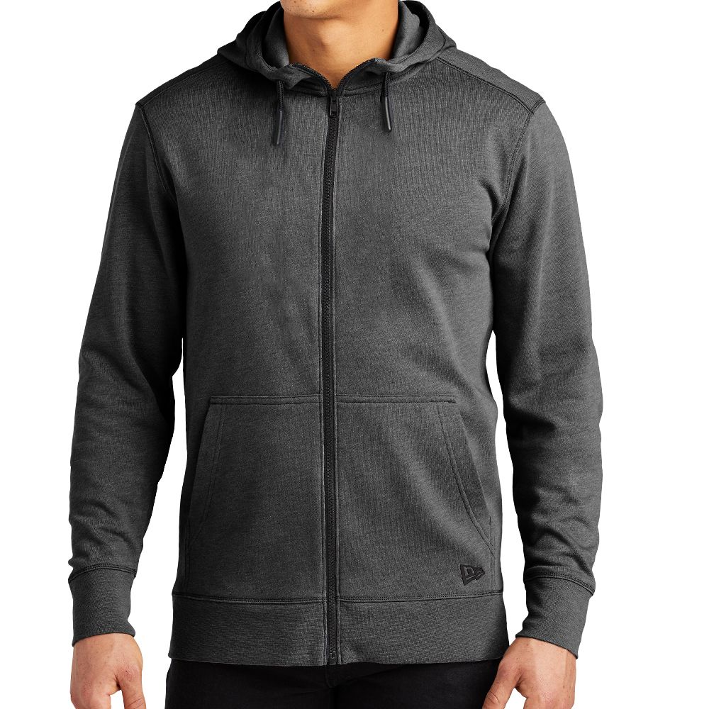 New Era Tri-Blend Fleece Full Zip Hoodie