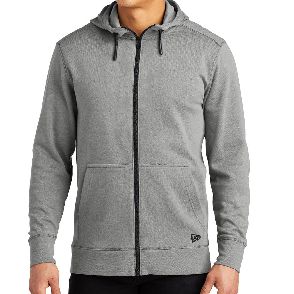 New Era Tri-Blend Fleece Full Zip Hoodie