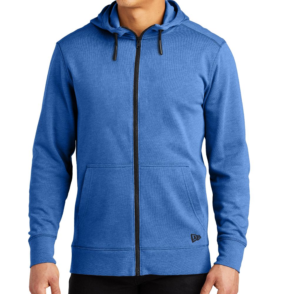 New Era Tri-Blend Fleece Full Zip Hoodie