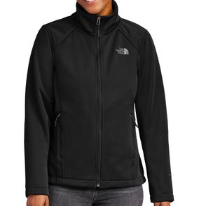 The North Face Ladies Chest Logo Ridgewall Soft Shell Jacket