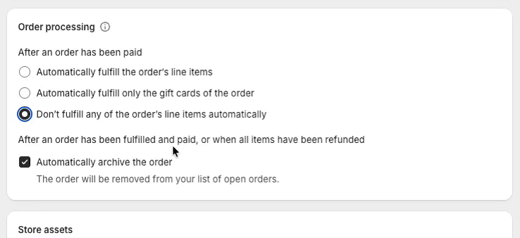 2. Automatic Fulfillment