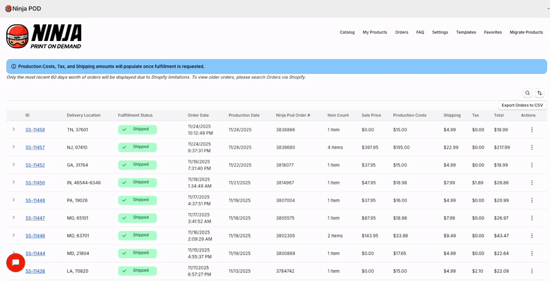 Reprinting a Damaged Order