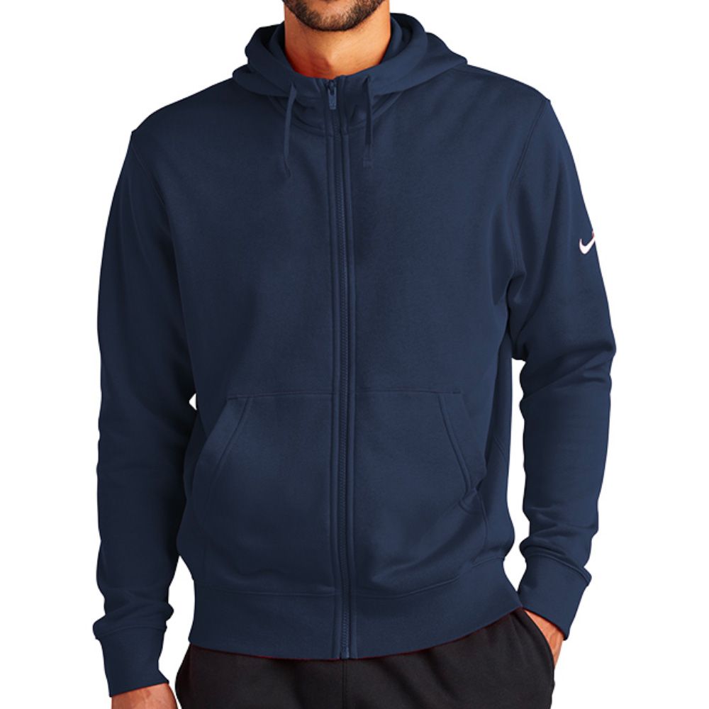 Nike Club Fleece Sleeve Swoosh Full-Zip Hoodie