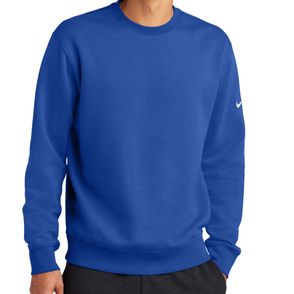 Nike Club Fleece Sleeve Swoosh Crew