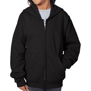Hanes Youth EcoSmart Full-Zip Hooded Sweatshirt