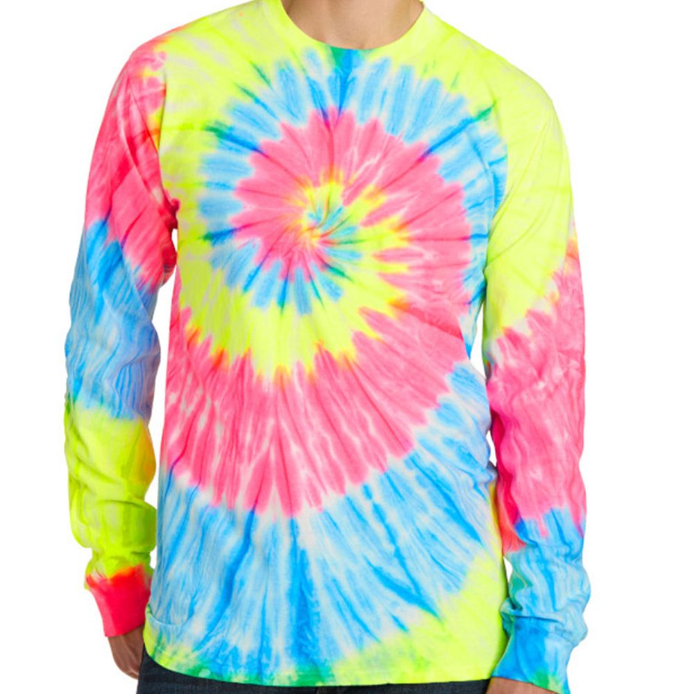 Port & Company Tie-Dye Long Sleeve Tee