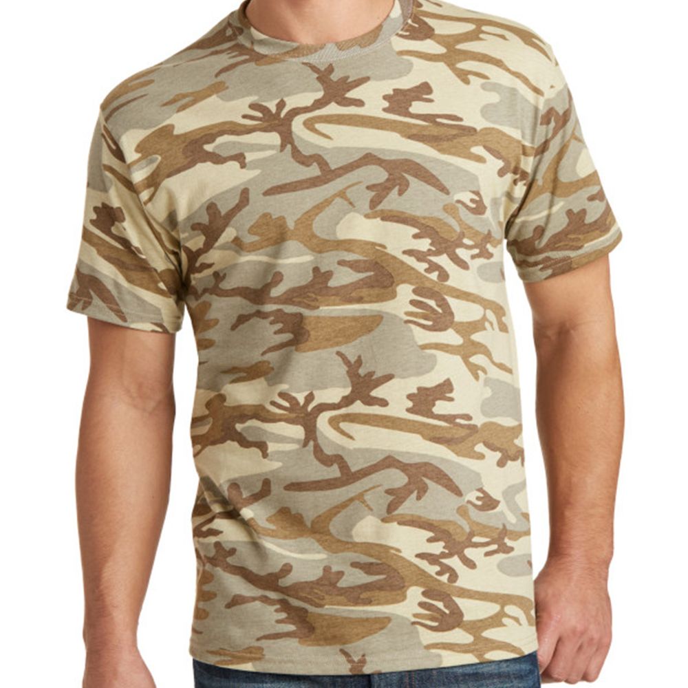 Port & Company Core Cotton Camo Tee