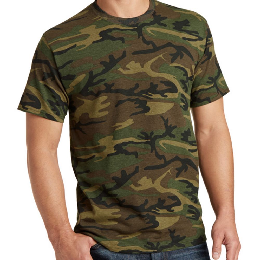 Port & Company Core Cotton Camo Tee