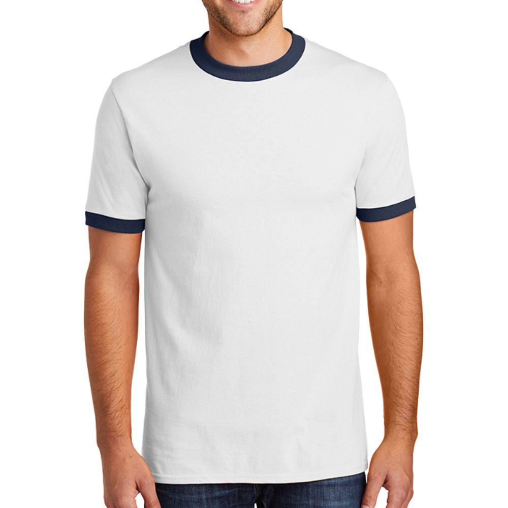 Port & Company Core Cotton Ringer Tee