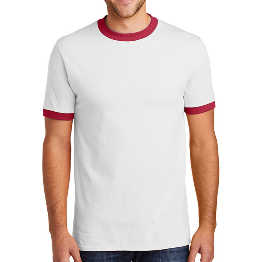 Port & Company Core Cotton Ringer Tee