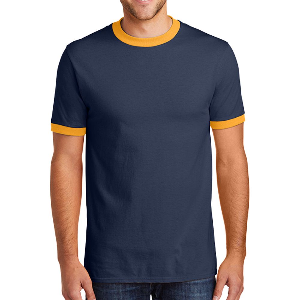 Port & Company Core Cotton Ringer Tee