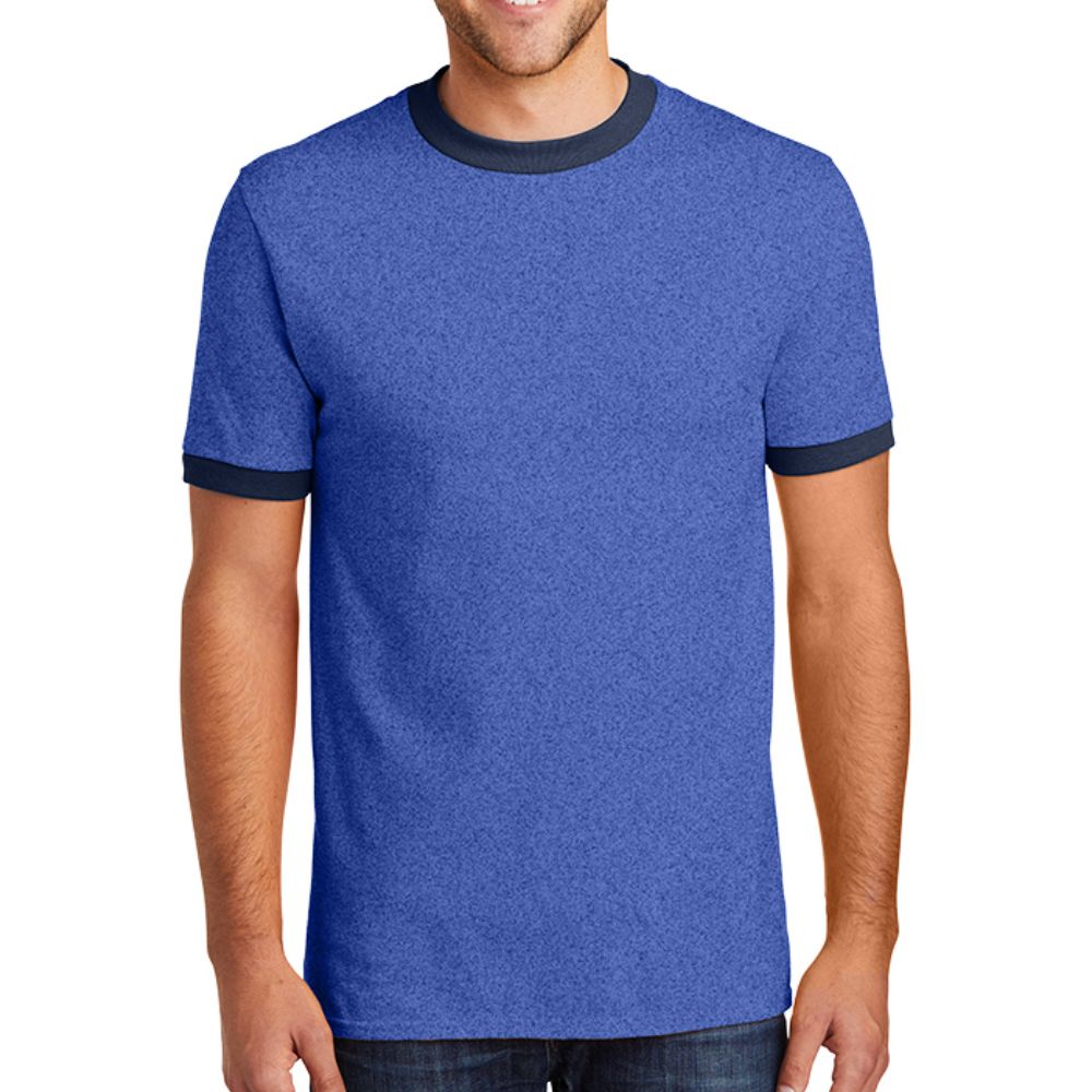 Port & Company Core Cotton Ringer Tee