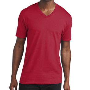 Port & Company Core Cotton V-Neck Tee