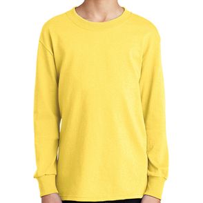Port & Company Youth Long Sleeve Core Cotton Tee