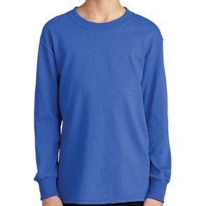 Port & Company Youth Long Sleeve Core Cotton Tee