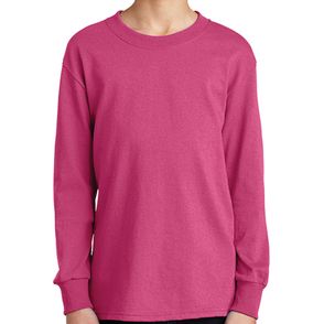 Port & Company Youth Long Sleeve Core Cotton Tee