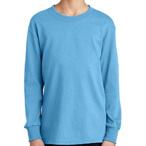 Port & Company Youth Long Sleeve Core Cotton Tee