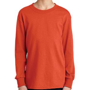 Port & Company Youth Long Sleeve Core Cotton Tee