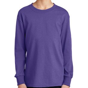 Port & Company Youth Long Sleeve Core Cotton Tee