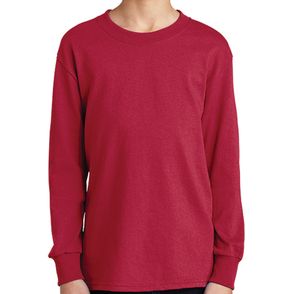 Port & Company Youth Long Sleeve Core Cotton Tee