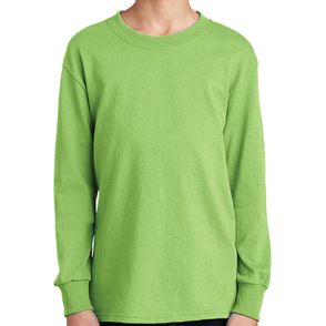 Port & Company Youth Long Sleeve Core Cotton Tee