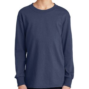 Port & Company Youth Long Sleeve Core Cotton Tee