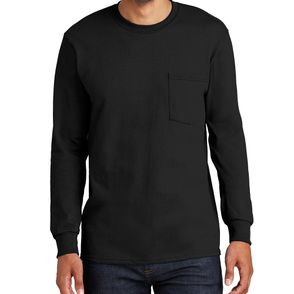 Port & Company Tall Long Sleeve Essential Pocket Tee