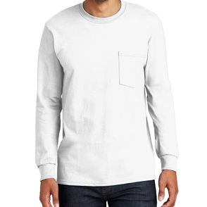 Port & Company Tall Long Sleeve Essential Pocket Tee