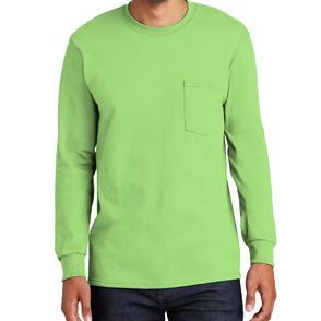 Port & Company Tall Long Sleeve Essential Pocket Tee