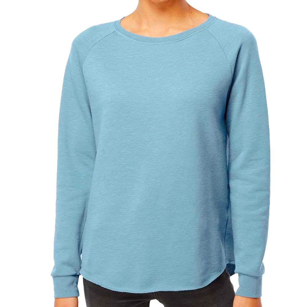 Independent Trading Co. Women's Wave Wash Crewneck Sweatshirt