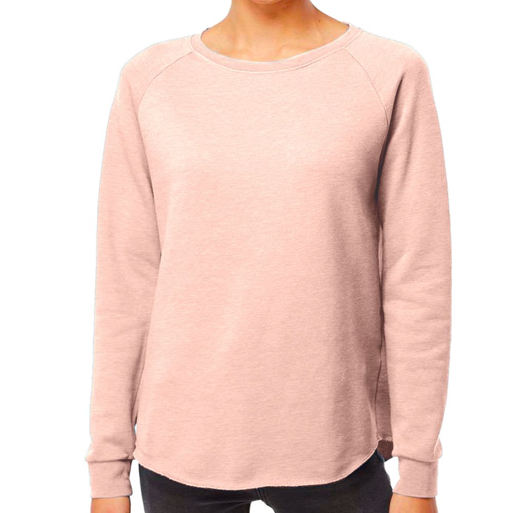 Independent Trading Co. Women's Wave Wash Crewneck Sweatshirt