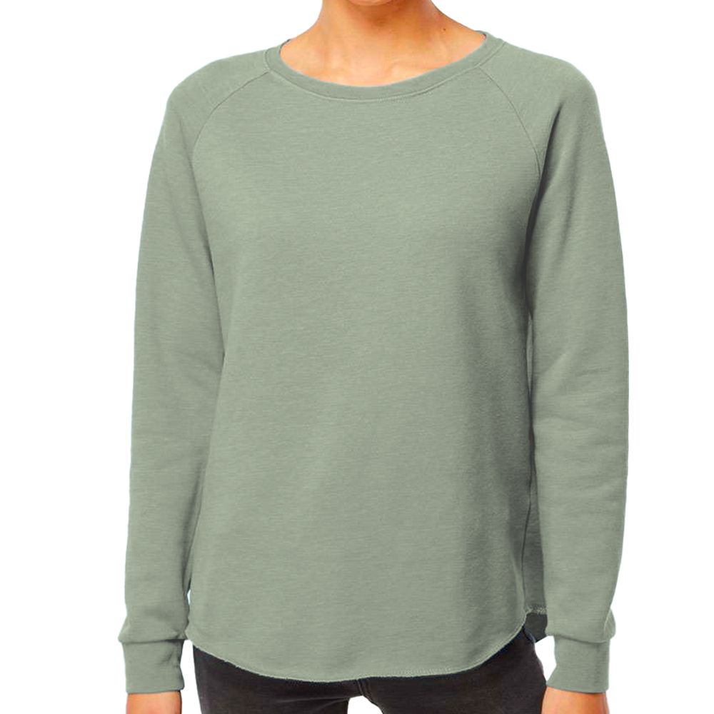 Independent Trading Co. Women's Wave Wash Crewneck Sweatshirt