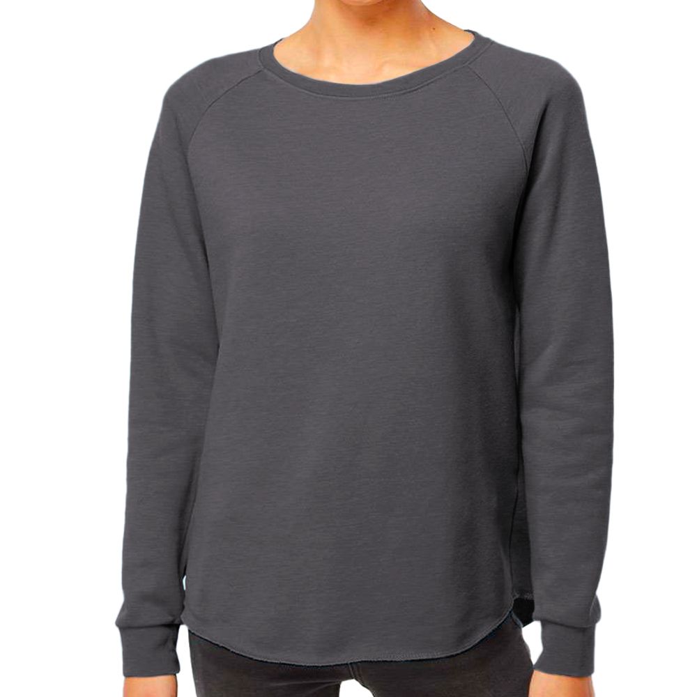 Independent Trading Co. Women's Wave Wash Crewneck Sweatshirt