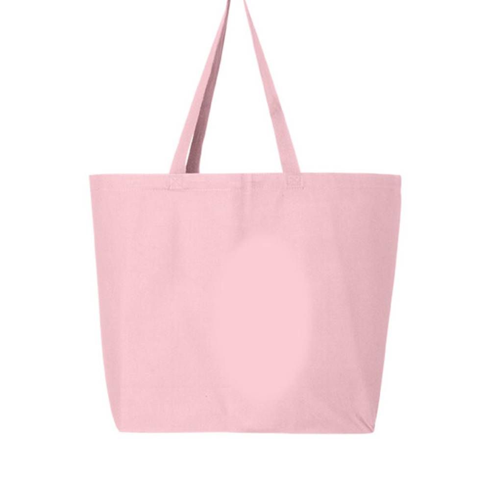 Q-Tees Jumbo Canvas Tote Bag