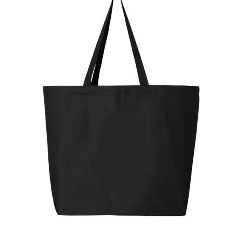 Q-Tees Jumbo Canvas Tote Bag