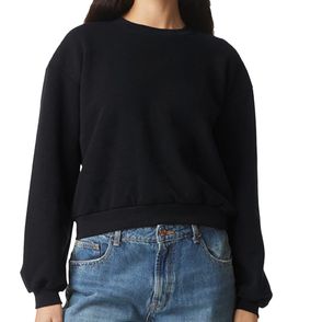American Apparel Women's ReFlex Fleece Crewneck Sweatshirt