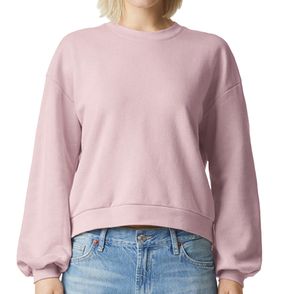 American Apparel Women's ReFlex Fleece Crewneck Sweatshirt